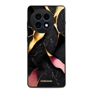 Lesklý kryt Mobiwear Glossy - OnePlus 13R - G021G Černý a zlatavý mramor