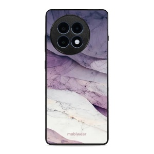 Lesklý kryt Mobiwear Glossy - OnePlus 13R - G028G - Bílý a fialový mramor