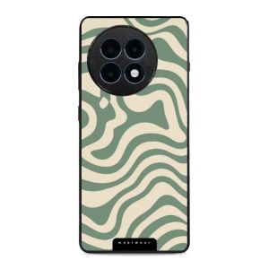 Lesklý kryt Mobiwear Glossy - OnePlus 13R - GA57G Zelené a béžové zkrouceniny