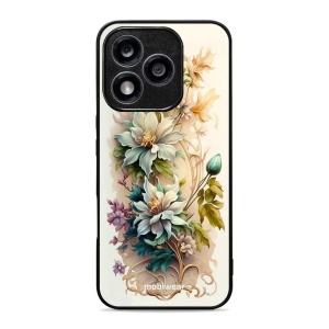 Lesklý kryt Mobiwear Glossy - Honor 400 Lite 5G - G014G Krémové květy