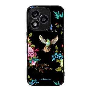 Lesklý kryt Mobiwear Glossy - Honor 400 Lite 5G - G041G - Ptáček a květy