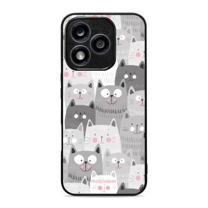 Lesklý kryt Mobiwear Glossy - Honor 400 Lite 5G - G045G - Kočičky