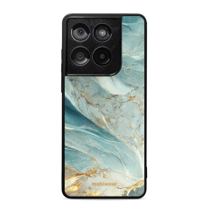 Lesklý kryt Mobiwear Glossy - Motorola Edge 60 Fusion - G022G Zelenkavý a zlatavý mramor