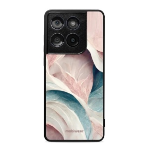 Lesklý kryt Mobiwear Glossy - Motorola Edge 60 Fusion - G026G - Růžový a zelenkavý mramor