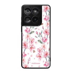 Lesklý kryt Mobiwear Glossy - Motorola Edge 60 Fusion - G033G - Růžové květy