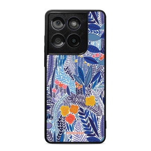 Lesklý kryt Mobiwear Glossy - Motorola Edge 60 Fusion - G037G - Modrá květena