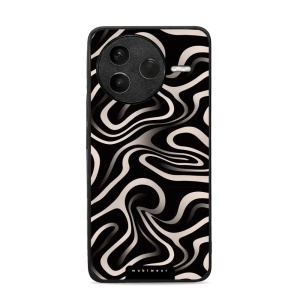 Lesklý kryt Mobiwear Glossy - Xiaomi POCO F7 Pro 5G - GA63G Vlnky a linky
