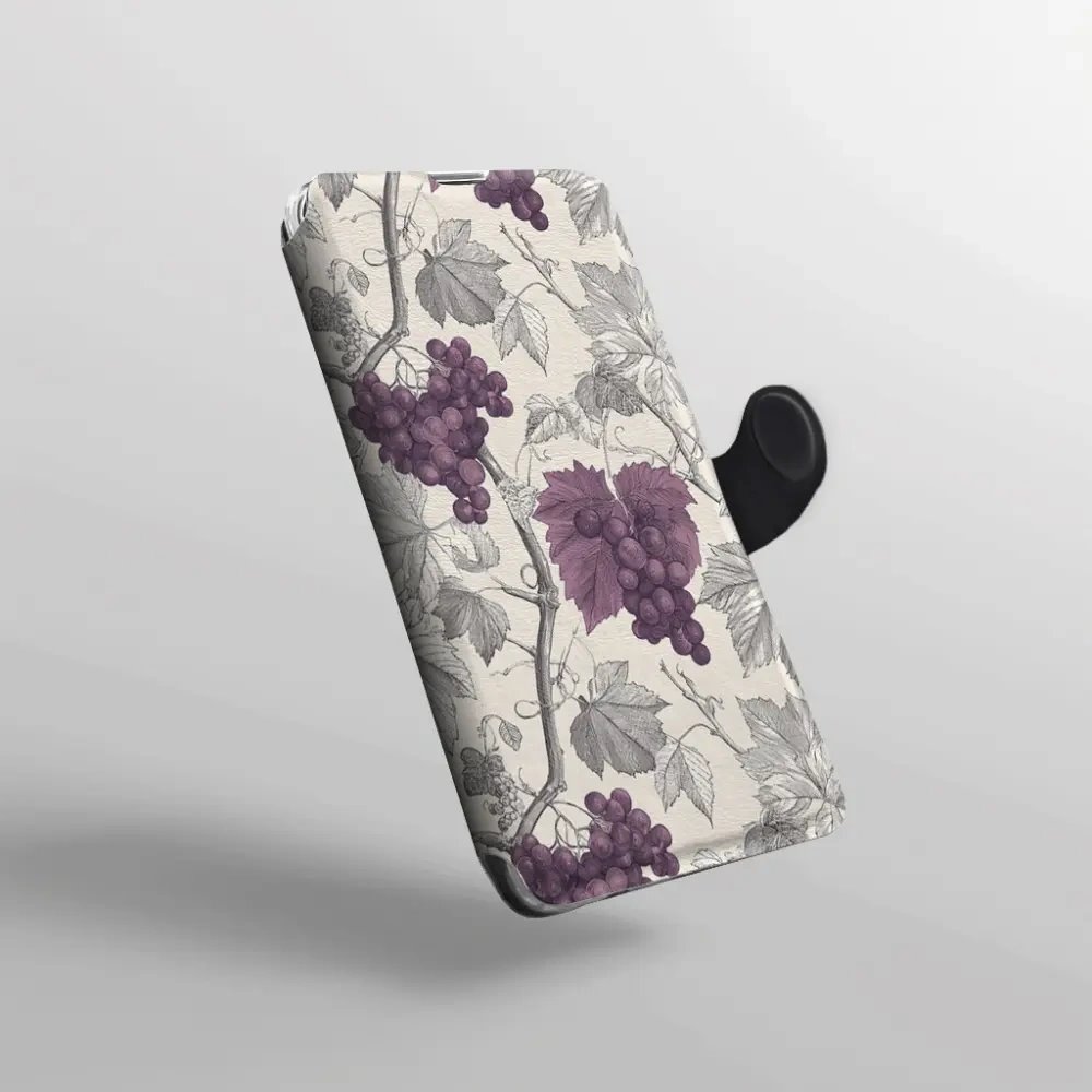 Flip pouzdro na mobil Xiaomi 17T - Mobiwear VB03S, vinná réva