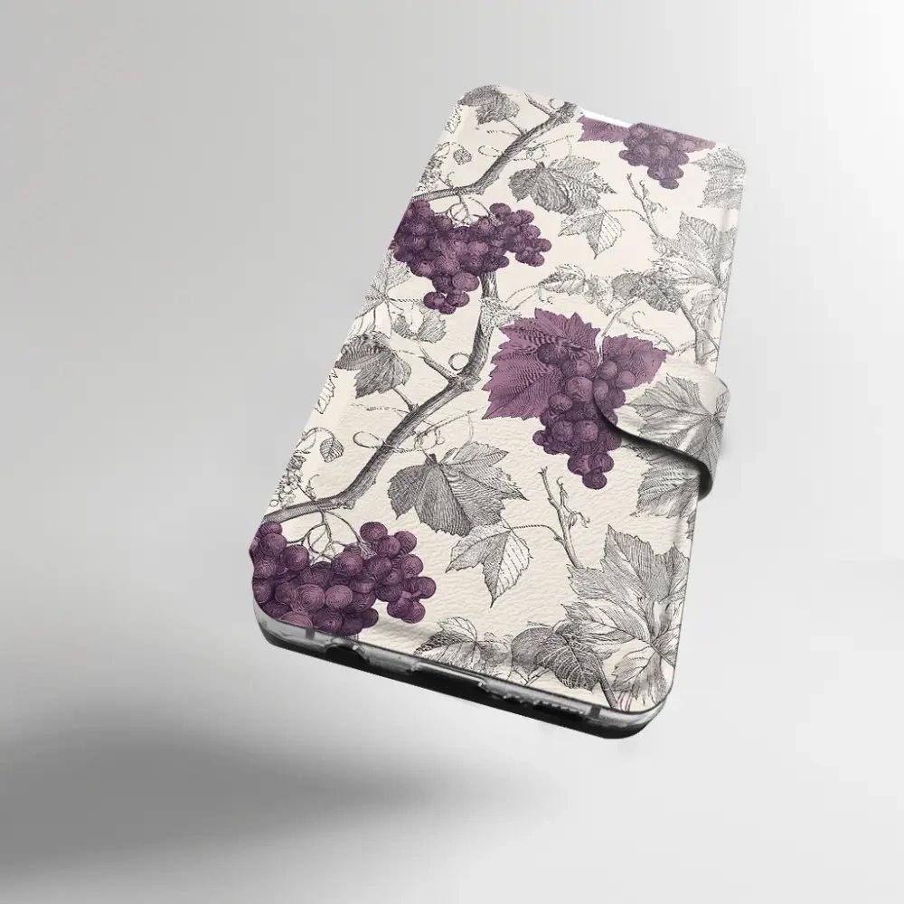 Flip pouzdro na mobil Xiaomi 17T - Mobiwear VB03S, vinná réva