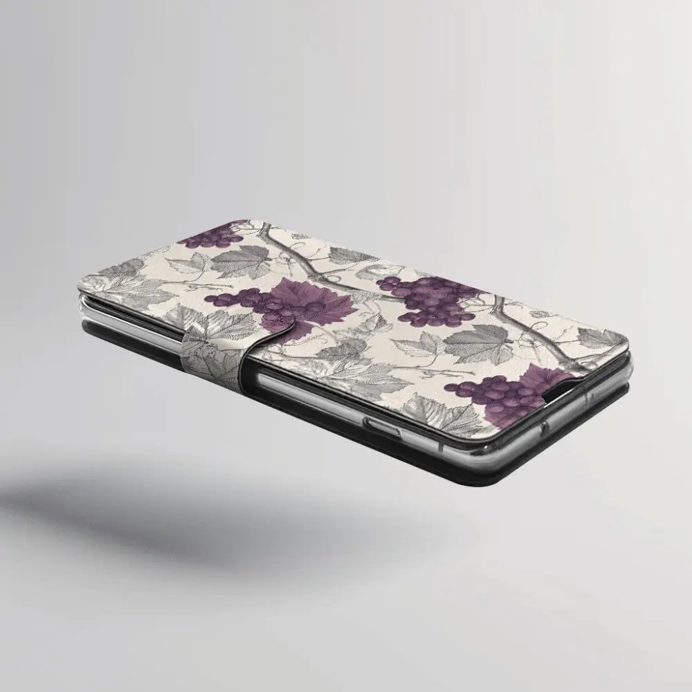 Flip pouzdro na mobil Xiaomi 17T - Mobiwear VB03S, vinná réva
