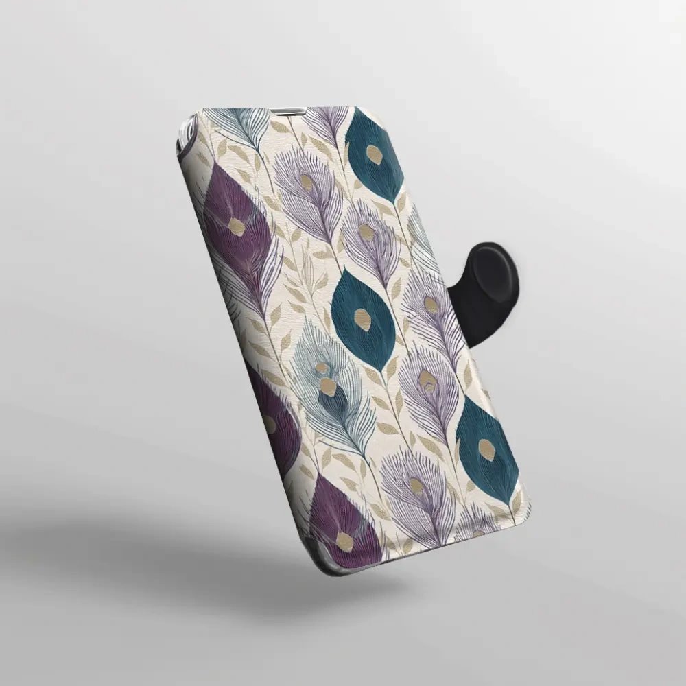 Flip pouzdro na mobil Xiaomi 17T - Mobiwear VB06S, paví pera