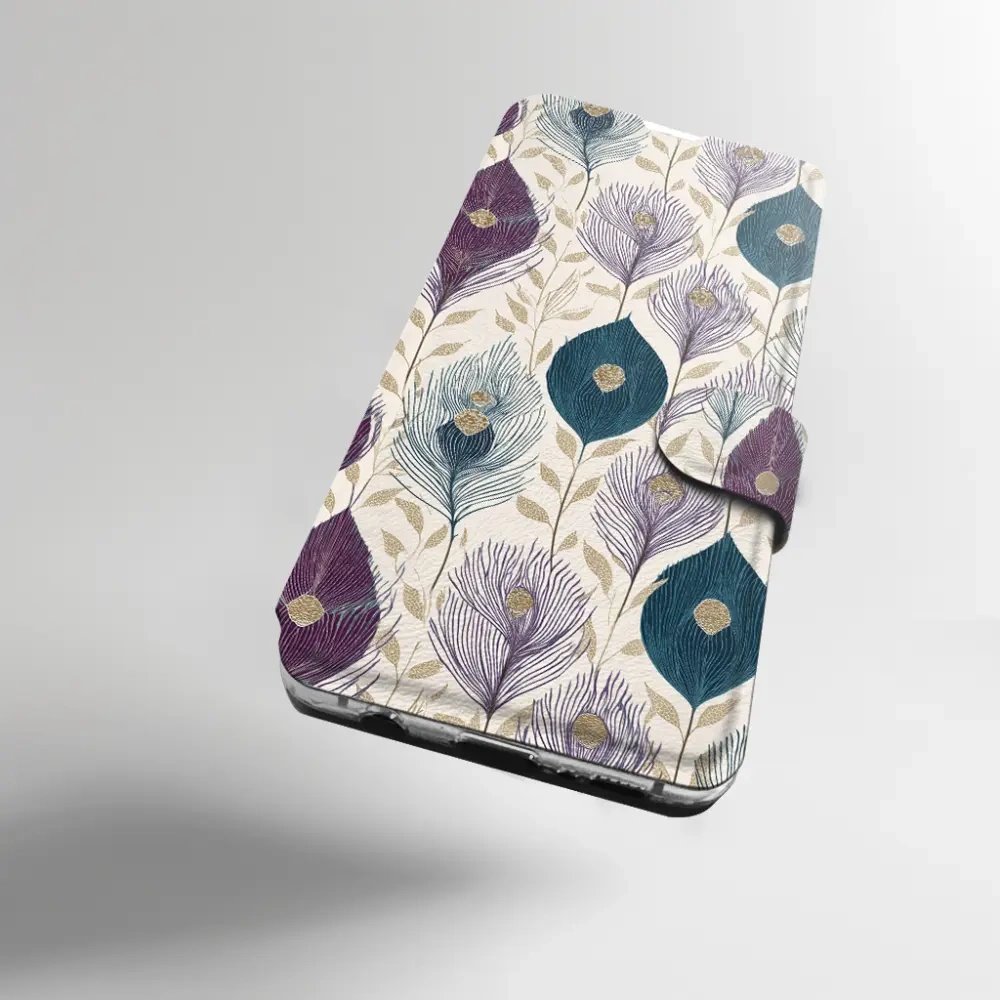 Flip pouzdro na mobil Xiaomi 17T - Mobiwear VB06S, paví pera