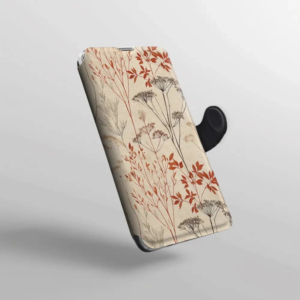 Flip pouzdro na mobil Xiaomi 17T - Mobiwear VB10S, trávy a okolíky