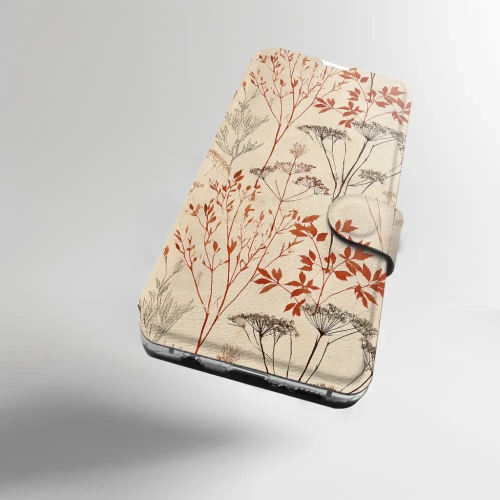 Flip pouzdro na mobil Xiaomi 17T - Mobiwear VB10S, trávy a okolíky