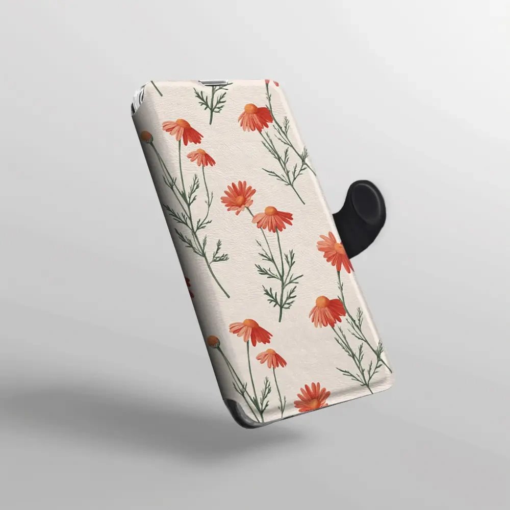 Flip pouzdro na mobil Xiaomi 17T - Mobiwear VB13S, větvičky heřmánku