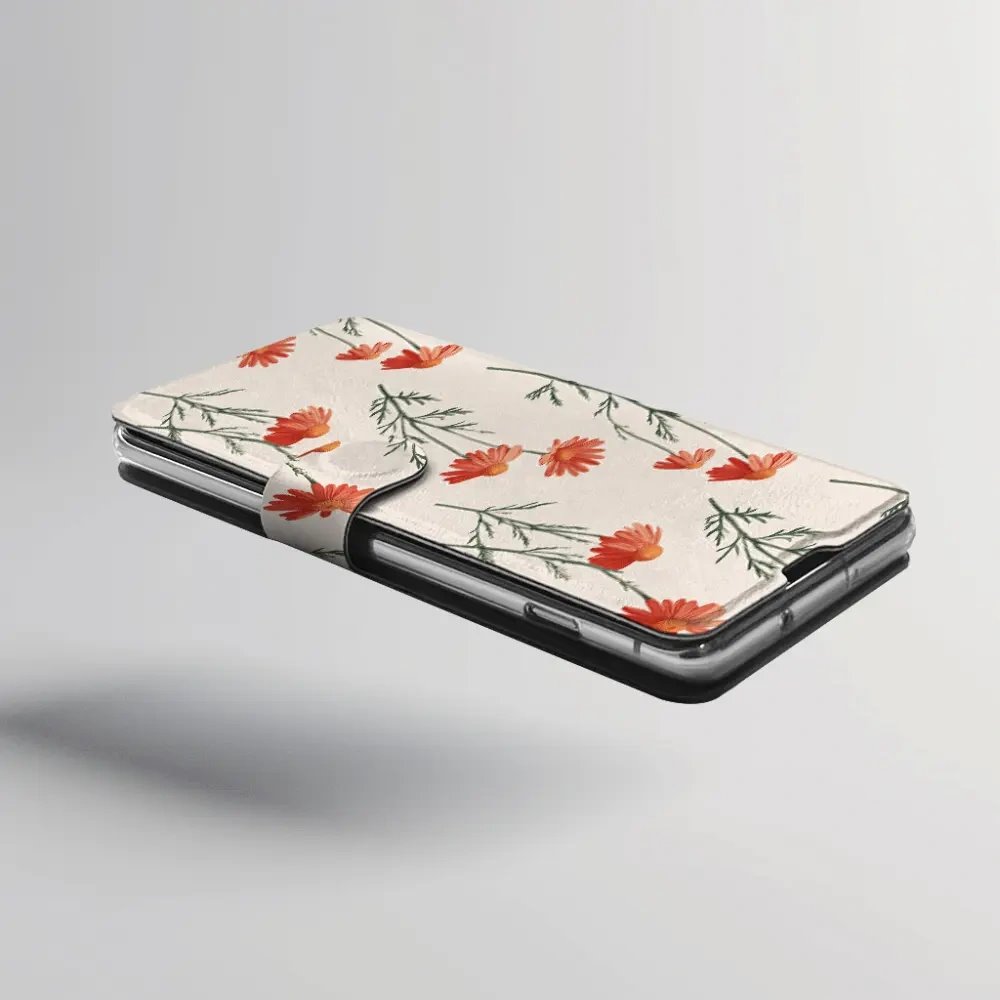 Flip pouzdro na mobil Xiaomi 17T - Mobiwear VB13S, větvičky heřmánku