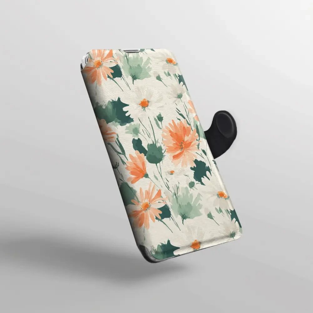 Flip pouzdro na mobil Xiaomi 17T - Mobiwear VB22S, akvarelové sedmikrásky