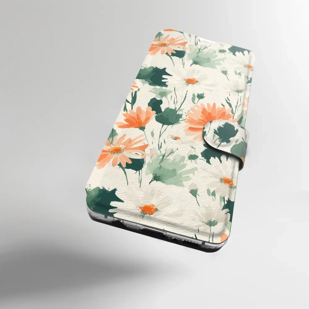 Flip pouzdro na mobil Xiaomi 17T - Mobiwear VB22S, akvarelové sedmikrásky