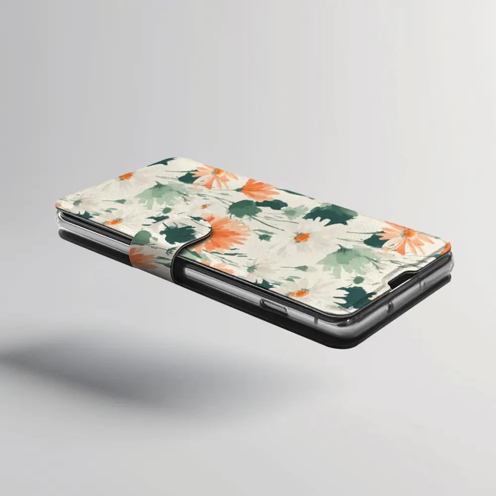 Flip pouzdro na mobil Xiaomi 17T - Mobiwear VB22S, akvarelové sedmikrásky