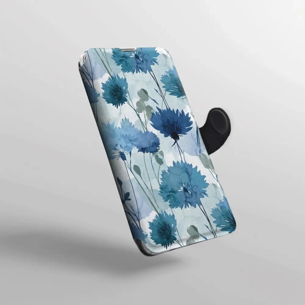Flip pouzdro na mobil Xiaomi 17T - Mobiwear VB23S, akvarelové chrpy