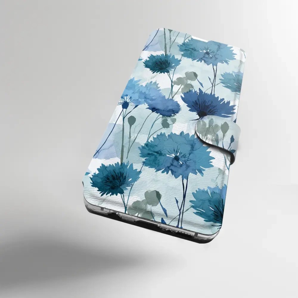 Flip pouzdro na mobil Xiaomi 17T - Mobiwear VB23S, akvarelové chrpy