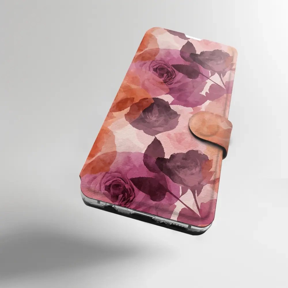 Flip pouzdro na mobil Xiaomi 17T - Mobiwear VB24S, akvarelové růže