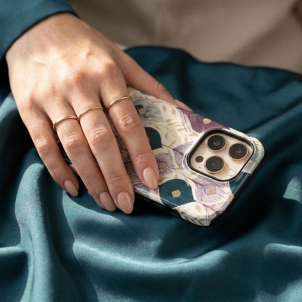Odolný kryt na mobil Samsung Galaxy A27 5G - Mobiwear Elite Pro EB06E, paví pera