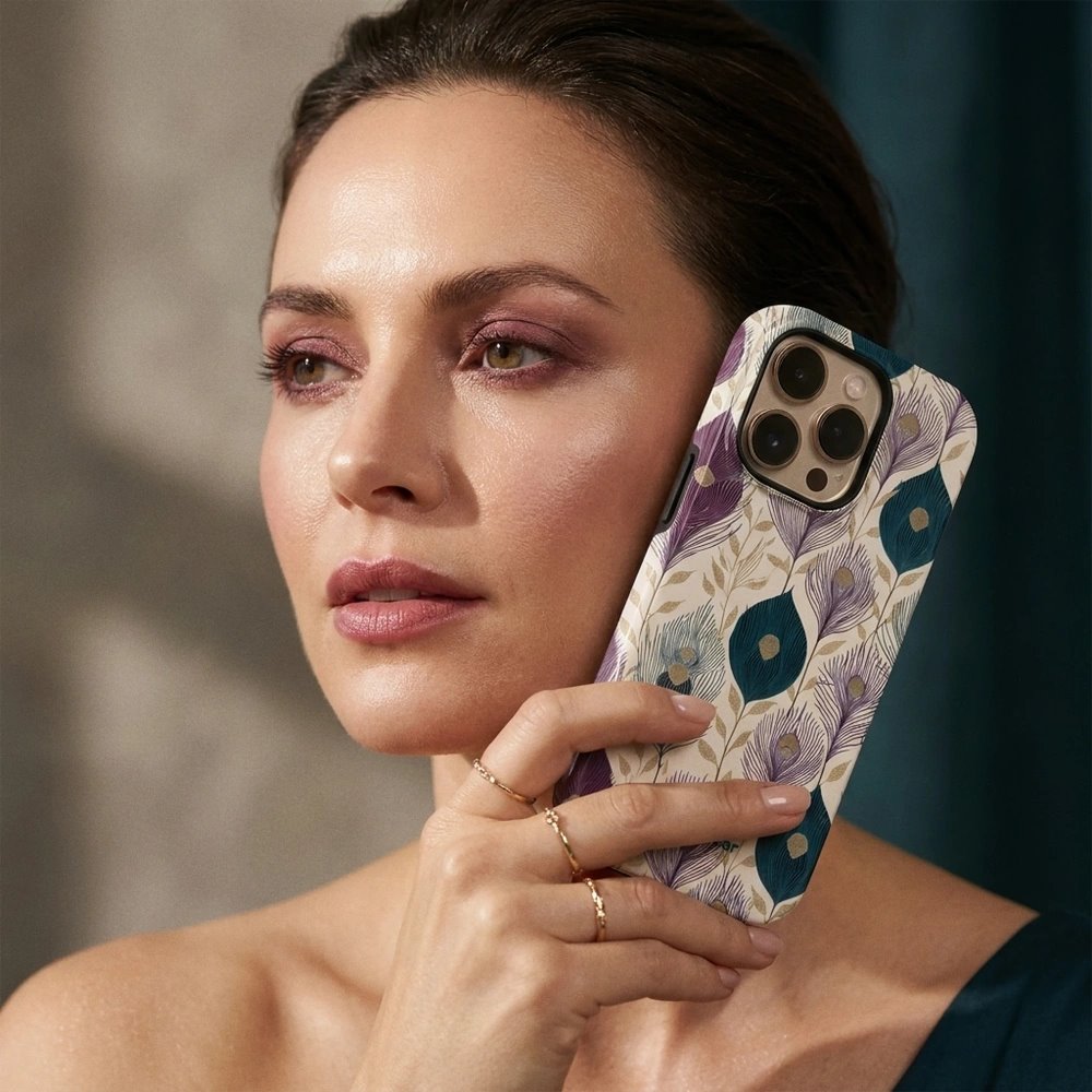 Odolný kryt na mobil Samsung Galaxy A27 5G - Mobiwear Elite Pro EB06E, paví pera