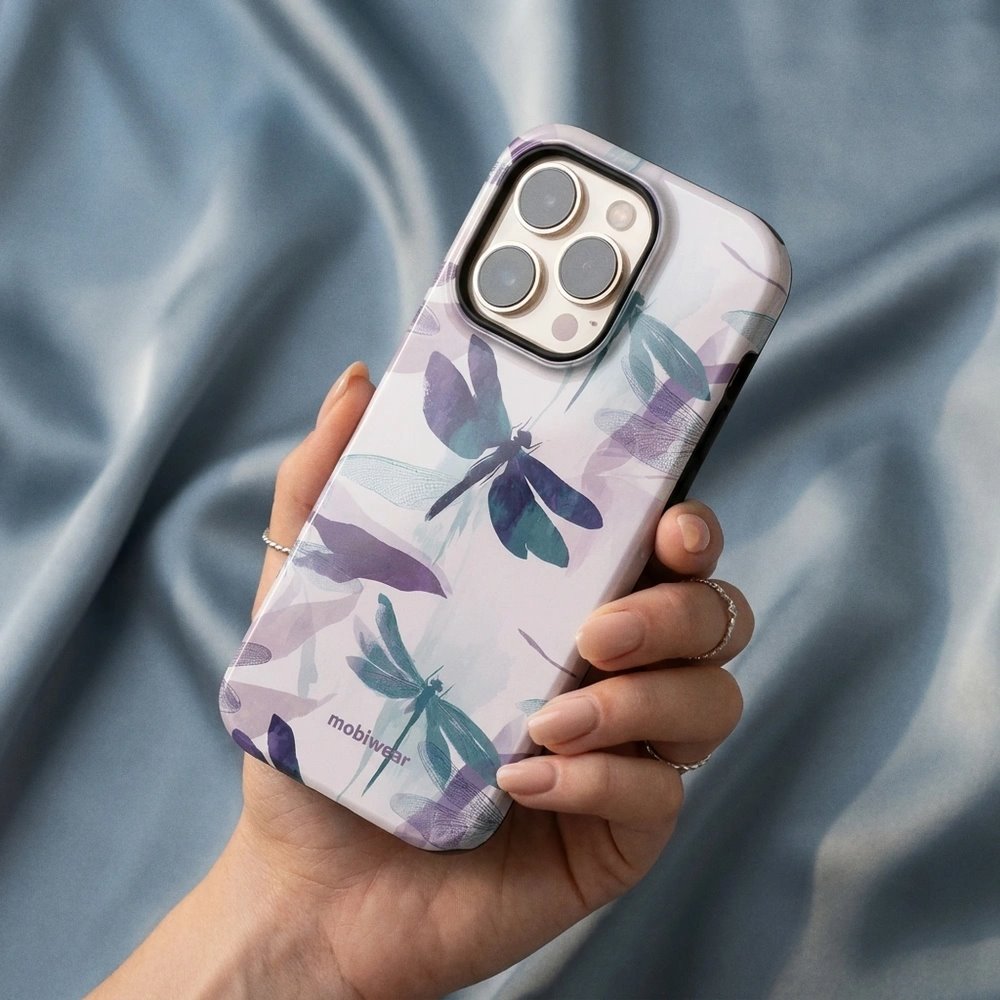 Odolný kryt na mobil Samsung Galaxy A27 5G - Mobiwear Elite Pro EB09E, vážky nad vodou