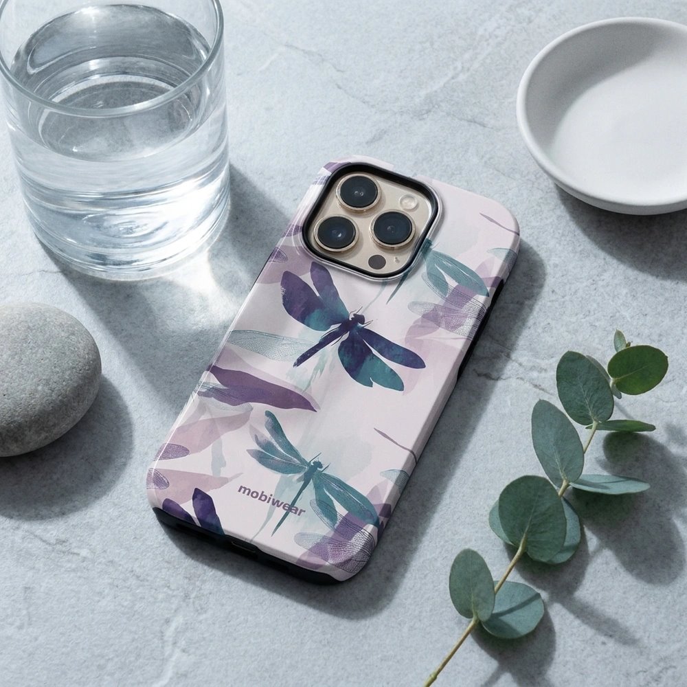 Odolný kryt na mobil Samsung Galaxy A27 5G - Mobiwear Elite Pro EB09E, vážky nad vodou