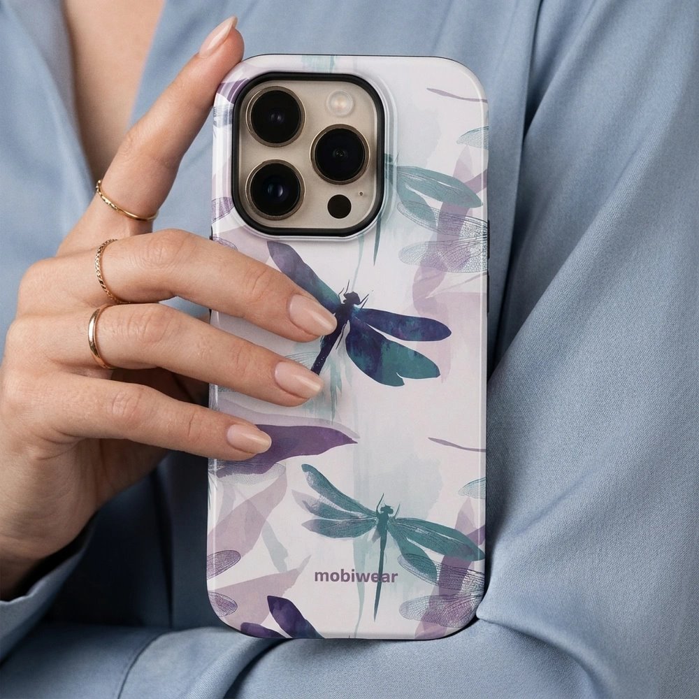 Odolný kryt na mobil Samsung Galaxy A27 5G - Mobiwear Elite Pro EB09E, vážky nad vodou