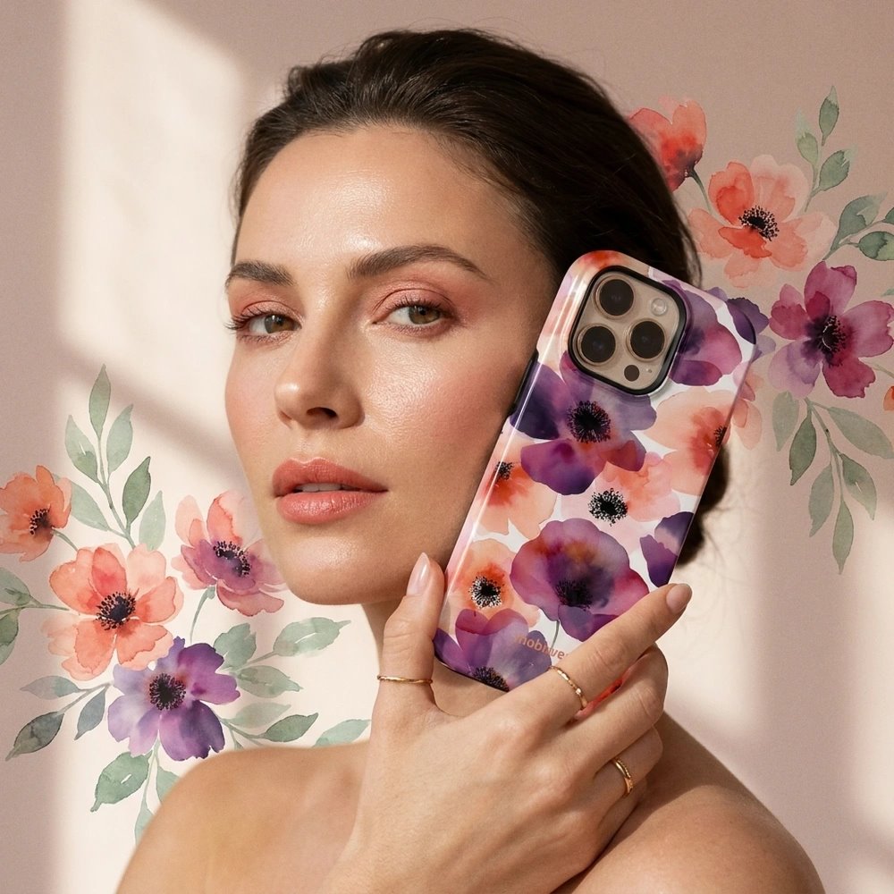 Odolný kryt na mobil Samsung Galaxy A27 5G - Mobiwear Elite Pro EB20E, akvarelové máky