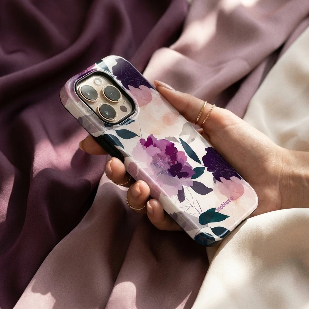 Odolný kryt na mobil Samsung Galaxy A27 5G - Mobiwear Elite Pro EB21E, akvarelové pivoňky