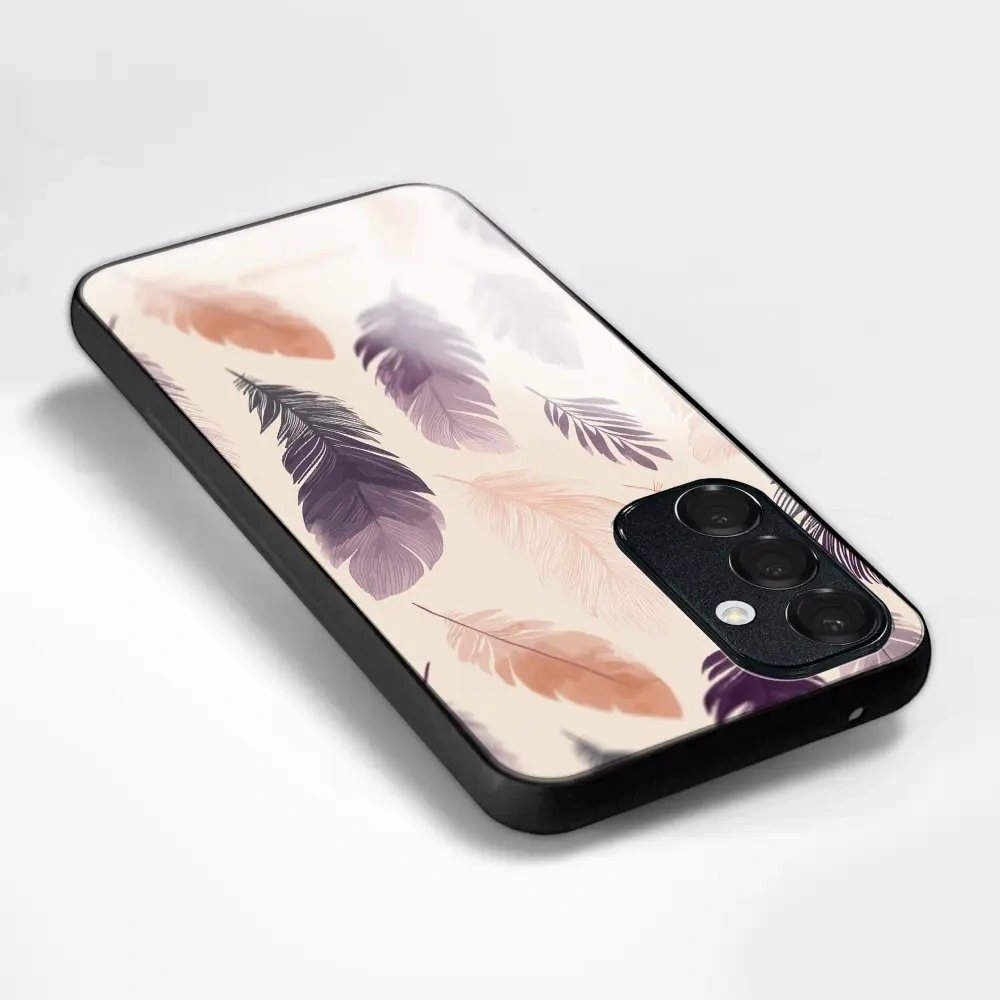 Lesklý kryt na mobil Xiaomi 17T - Mobiwear Glossy GB08G, akvarelová pírka