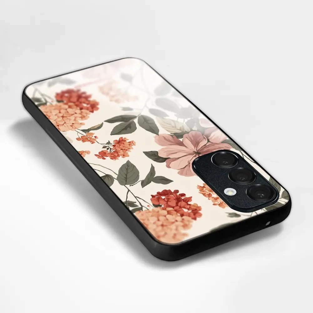 Lesklý kryt na mobil Xiaomi 17T Pro - Mobiwear Glossy GB12G, květiny ve stylu 50. let