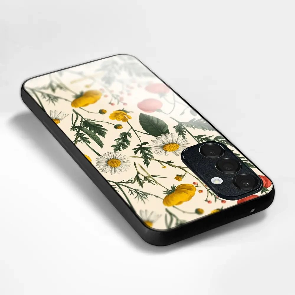 Lesklý kryt na mobil Xiaomi 17T - Mobiwear Glossy GB14G, heřmánky a pryskyřníky
