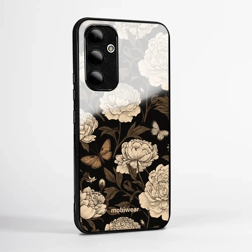 Lesklý kryt na mobil Xiaomi 17T Pro - Mobiwear Glossy GB16G, pivoňky a motýli