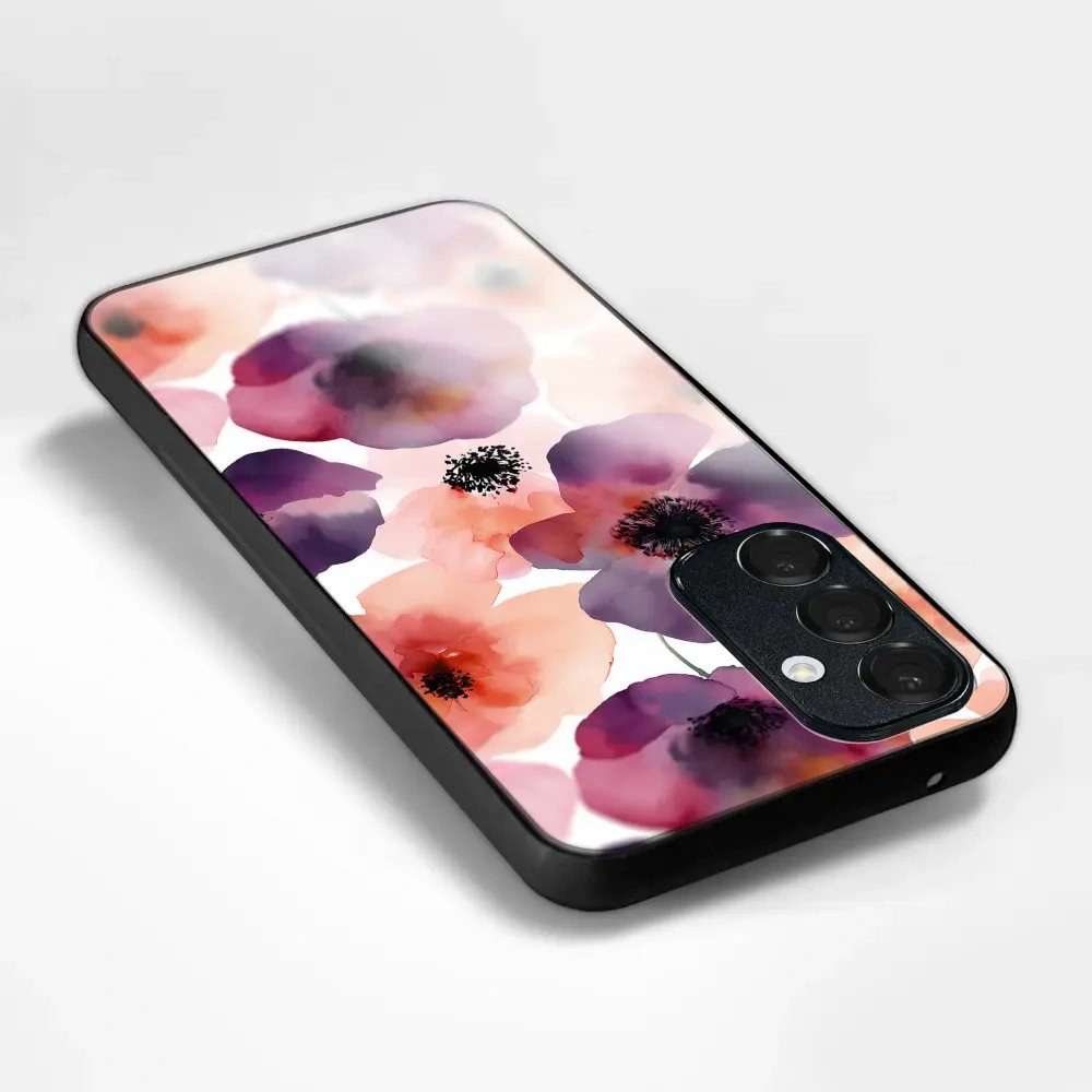 Lesklý kryt na mobil Xiaomi 17T - Mobiwear Glossy GB20G, akvarelové máky