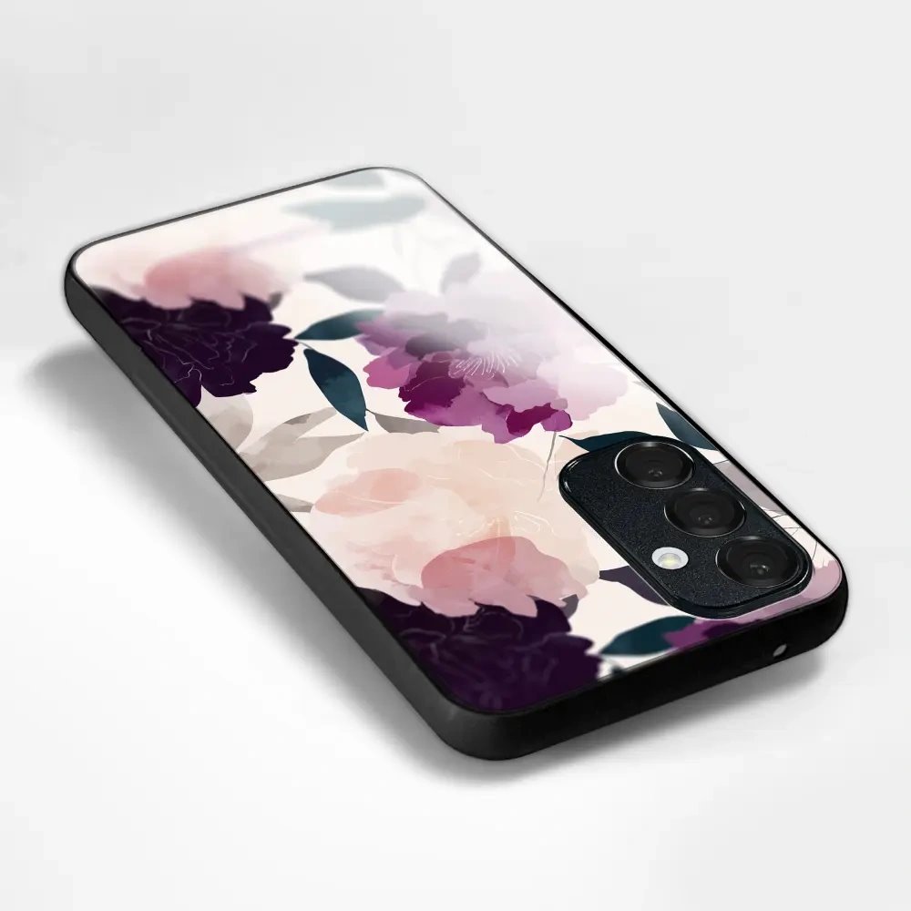 Lesklý kryt na mobil Xiaomi 17T - Mobiwear Glossy GB21G, akvarelové pivoňky