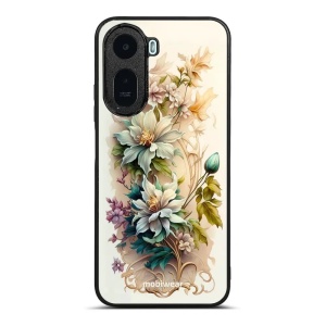 Lesklý kryt na mobil Xiaomi Redmi A7 Pro - Mobiwear Glossy G014G, krémové květy
