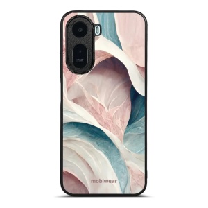 Lesklý kryt na mobil Xiaomi Redmi A7 Pro - Mobiwear Glossy G026G, růžový a zelenkavý mramor