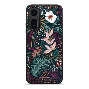 Lesklý kryt na mobil Xiaomi Redmi A7 Pro - Mobiwear Glossy G043G, temná flóra