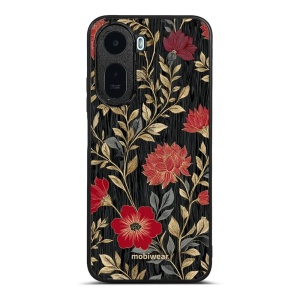 Lesklý kryt na mobil Xiaomi Redmi A7 Pro - Mobiwear Glossy G172G, červená kvítka