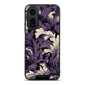 Lesklý kryt na mobil Xiaomi Redmi A7 Pro - Mobiwear Glossy GA46G, fialové rostliny