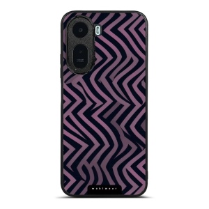 Lesklý kryt na mobil Xiaomi Redmi A7 Pro - Mobiwear Glossy GA55G, fialové klikyháky