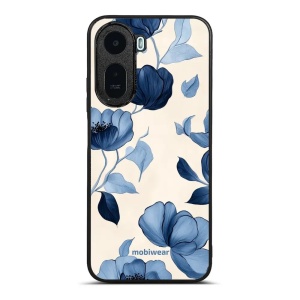 Lesklý kryt na mobil Xiaomi Redmi A7 Pro - Mobiwear Glossy GP73G, modrá krása květů