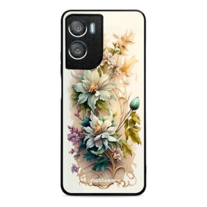 Lesklý kryt na mobil Motorola Moto G06 Power - Mobiwear Glossy G014G, krémové květy