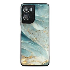 Lesklý kryt na mobil Motorola Moto G06 Power - Mobiwear Glossy G022G, zelenkavý a zlatavý mramor