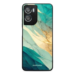 Lesklý kryt na mobil Motorola Moto G06 Power - Mobiwear Glossy G024G, zlatavý a zelenkavý mramor