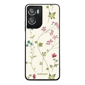 Lesklý kryt na mobil Motorola Moto G06 Power - Mobiwear Glossy G035G, tenké rostlinky s květy